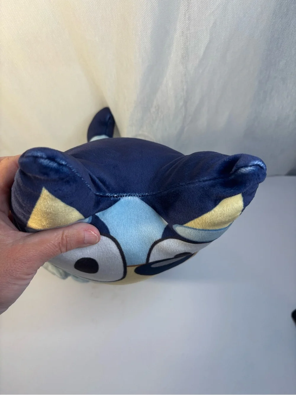 Bluey Plush pillow - Light Blue and Navy Stuffed Character